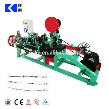 Fully automatic single strand barbed wire machine